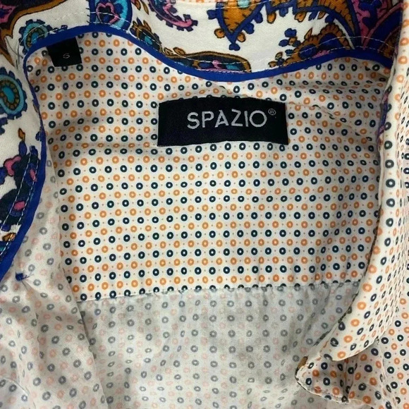 SPAZIO MEN'S SMALL SHORT SLEEVE SHIRTS. ORIGINALLY $80/EA. - Picture 6 of 16